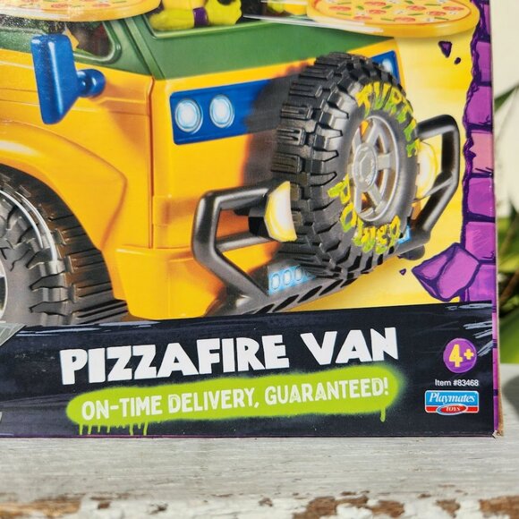 Teenage Mutant Ninja Turtles TMNT Pizza Deliver Van Vehicle Toy Car Mutant Mayhe - Picture 7 of 16